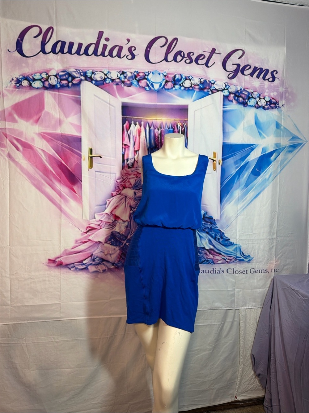 Gianni Bini Cobalt Blue Dress
